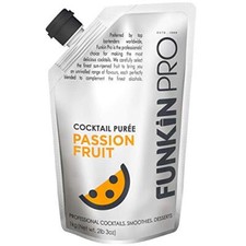 Funkin Pro Passion Fruit Puree for Cocktails, Cooking & Baking, Real Fruit
