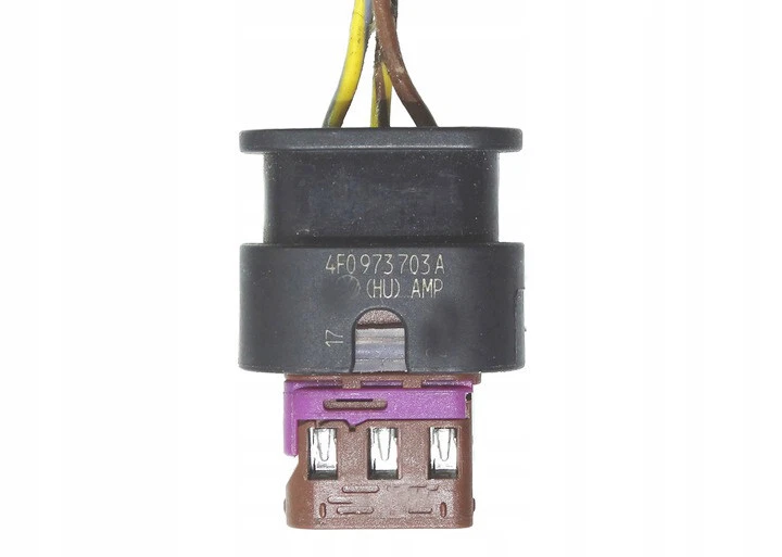 Genuine 3 Pin Plug Pigtail Wiring Connector 4F0973703A for VW AUDI SKODA Seat - Image 3 of 3