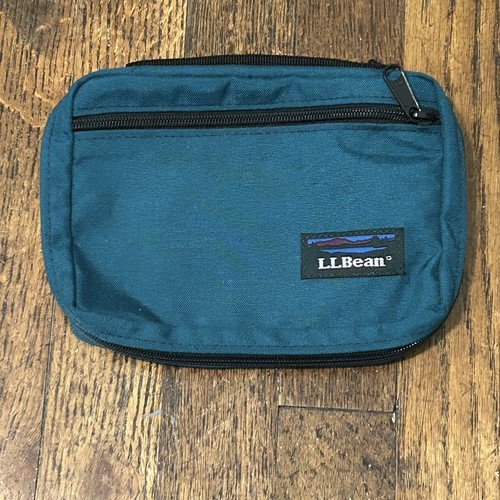 Vintage LL Bean Travel Pouch Case Bag USA Rare