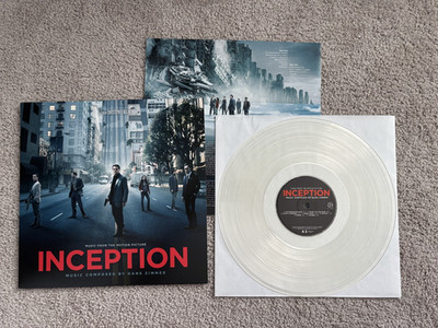 HANS ZIMMER Inception (Music From Motion Picture) LP - Reprise CLEAR VINYL
