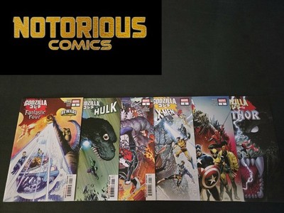 Godzilla vs Complete One Shot Set Marvel Fantastic Four Hulk X-Men Spider-Man