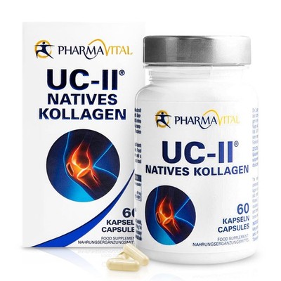 Pharmavital UC-II Natives Kollagen, 60 Kapseln, Collagen 60 Stück (1er Pack) 