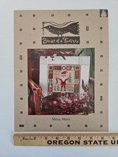 Birds of a Feather MERRY, MERRY Santa Counted Cross Stitch Pattern  BOAF