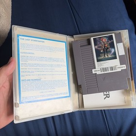 Nintendo NES The Last Starfighter With Hard Case-Previous Rental With Manual