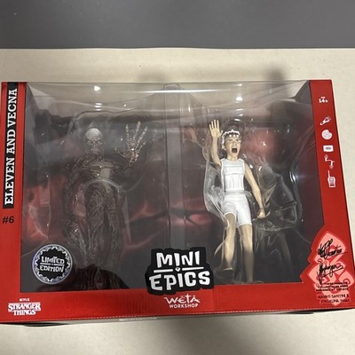 Weta Workshop Stranger Things Mini Epics Limited Edition Eleven & Vecna 18 cm