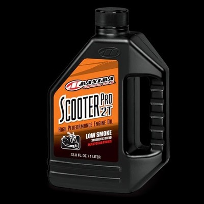 Maxima Racing Oils Scooter Pro Synthetic Injector/Premix - 1 Liter - Case of 12