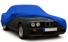 Ganzgarage Indoor Stretch Cover Carcover f�r Bmw E30 Coupe/Cabrio Blau