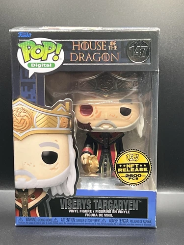 Funko Pop Digital 147 House Of The Dragon Viserys Targaryen LE 2600 Vinyl Figure