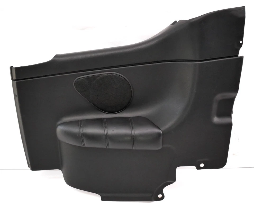 Rear Interior Door Side Panels 95-99 VW Cabrio MK3 Black Leather - Genuine - Image 3 of 4