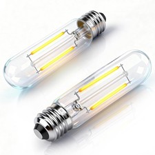 T10 LED Bulb Dimmable Tubular Light Bulb E26 4W Equal 40 Watt Long Edison Lig
