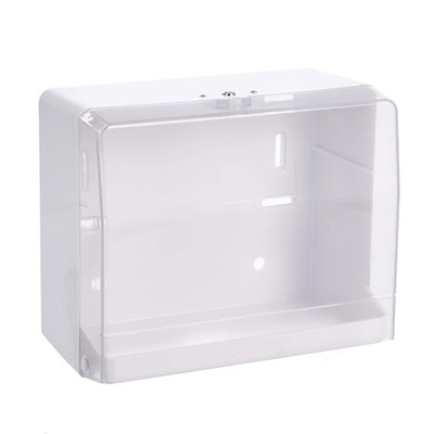 Papiertuchspender V-Falz kompatibel Weiß 27x14.5x21.5cm Amazon Basics