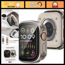 Straight Edge Metal Case for Apple Watch Ultra 4 2026 49mm - Durable, Stylish