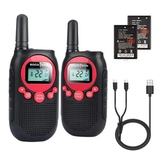 Rechargeable Walkie Talkies for Adults Long Range 5 Miles USB Charger 22CH VO...