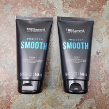 (2) TRESemme One Step Smooth 5 In 1 Smoothing Cream For Thick Frizzy Hair 5oz