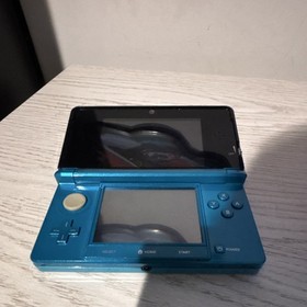 Nintendo 3DS Blue Handheld Console 128GB SD Wireless Capability Headphone Jack