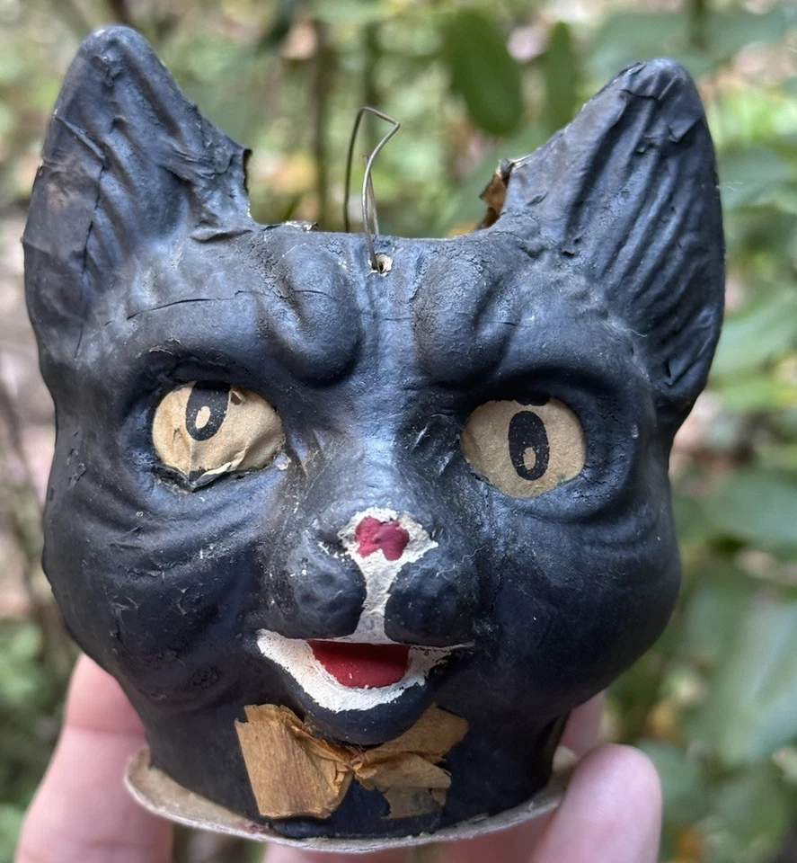 "Cinta de linterna de gato alemán JOL gato gato JOL papel prensado original temprano de 4""" Foto 2 de 4