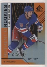 2018 SP Game Used Authentic Rookies Orange Rainbow 1/117 Lias Andersson #102 i9o