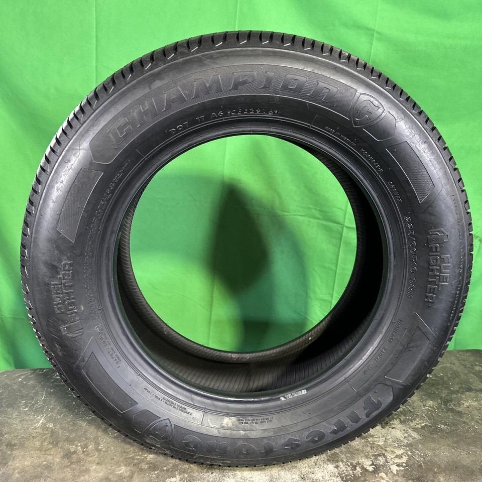 Single,Used-225/60R16. Firestone Champion 98H 8/32 DOT 2918 | eBay