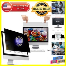 Durable 24 Inch Monitor Privacy Screen - Protects Eyes from Glare Blue Light