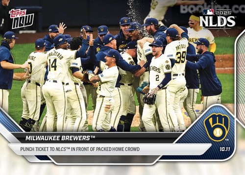 2025 Topps Now 859 MILWAUKEE BREWERS™