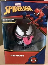 BITTY BOOMERS 2" Marvel Bluetooth Speaker Black VENOM (Spider Man) NEW IN BOX