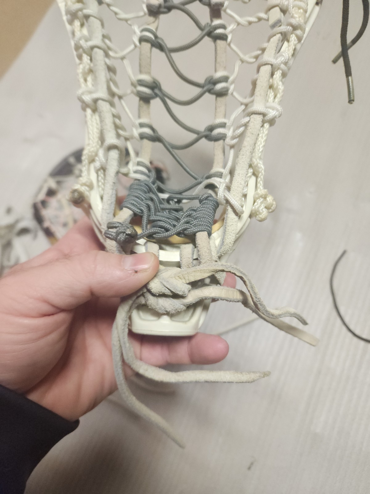 Lot Of 3 Vintage Strung Warrior Lacrosse Heads