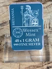 48 x 1g .999 Silver Bars - Britannia Design  Wessex Mint - Sealed Case - 48 x 1g