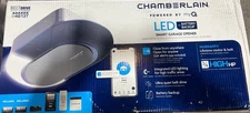 Chamberlain 3/4 HP LED Smart Quiet Belt Drive Garage Door Opener wBattery Backup