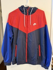 Nike Men's Sportswear Windrunner Windbreaker Hooded Jacket 727324-452 Size Large