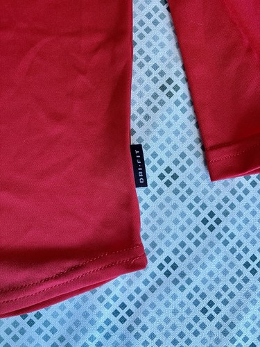 Vintage Nike Long Sleeve T Shirt Embroidered Logo Red Made In USA Large Medium 2 - Picture 5 of 13