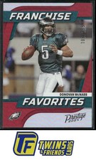 2024 Panini Prestige #3 Donovan McNabb Franchise Favorites Xtra Points Red #/399