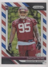 2018 Panini Prizm Rookie Red White & Blue Prizm Daron Payne #245 rf2