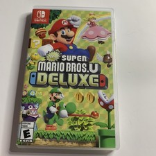 Nintendo Switch Empty Game Case Super Mario Bros U Deluxe NO GAME