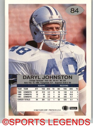 1992 Fleer NFL #1-100 - Picture 169 of 201