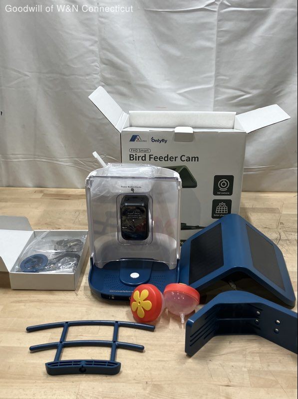 OnlyFly FHD Smart Bird Feeder Camera AI Identification Solar Powered 5000mAh