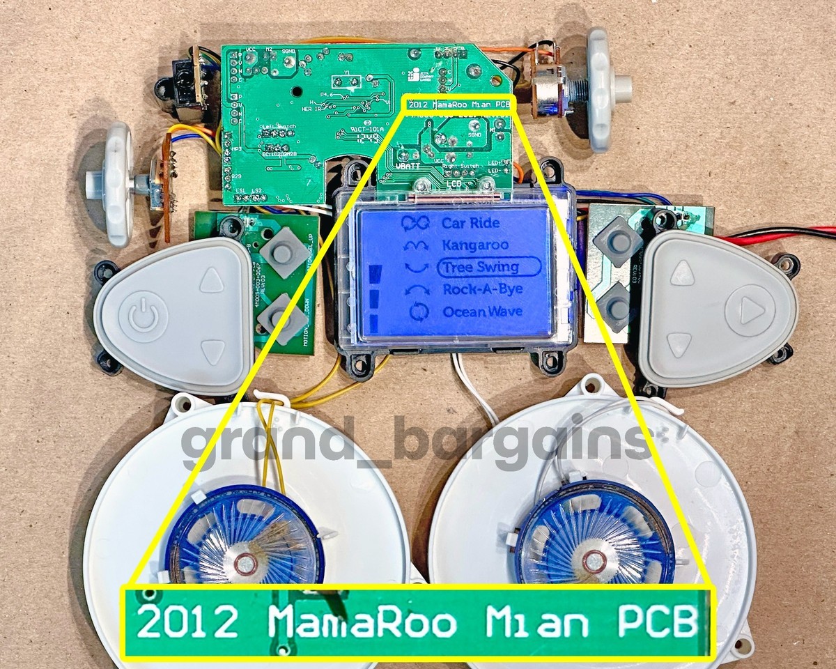4moms mamaRoo PCB Circuit Board Controls Panel LCD Screen