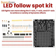 DIY Soldering Practice Kit 81 LED Flowlight Adjustable LED Game Electronics Kits