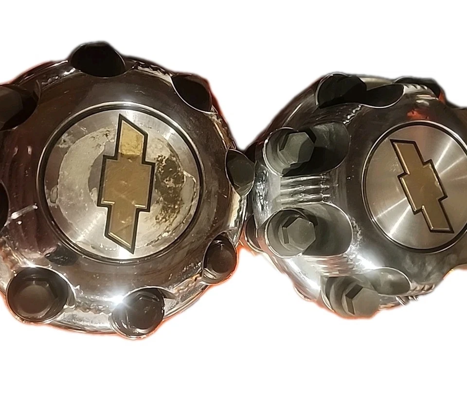 #MB 1999-2010 Chevrolet Silverado 2500 3500 4 piezas 8 tacos tapas centrales 15052380 Foto 4 de 4