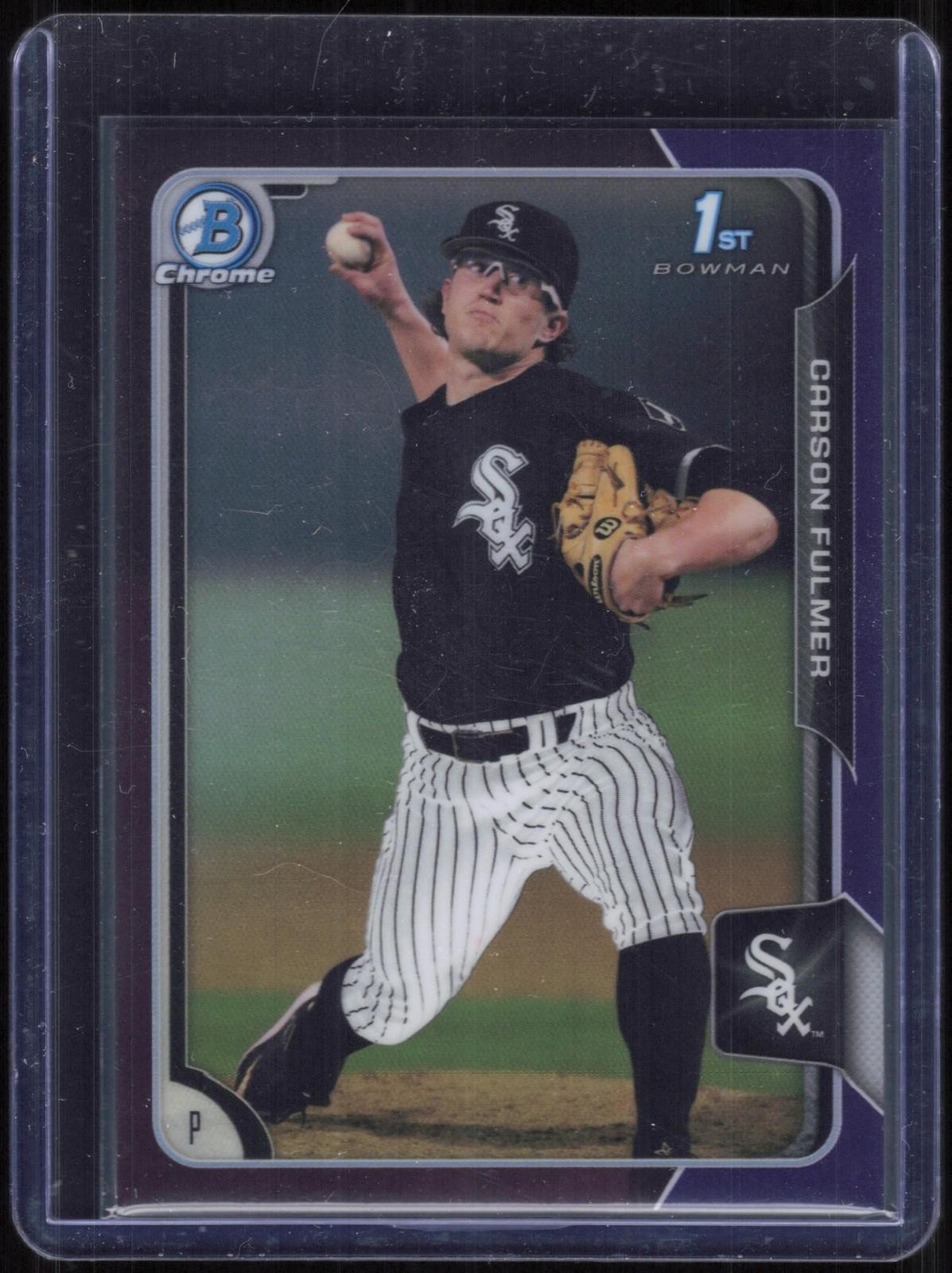 Carson Fulmer 2015 Bowman Draft Chrome Purple Refractor #/250 #118
