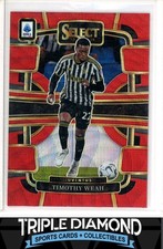 2023-24 Panini Select Serie A Timothy Weah Terrace Red Wave #25/49 Z281