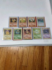 Base Set 9 Pok mon Cards LP-MP