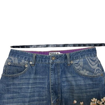 451 Karakuri Tamashii jeans embroidered denim blue archive
