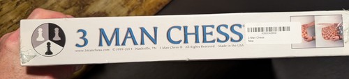 3 Man Chess In The Round, Circular 48 Pieces, Game - Age 13 Up - New & Sealed - Picture 3 of 8