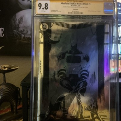 DC Absolute Batman Noir Edition #1 Foil Variant CGC 9.8 Signed Snyder/Dragotta