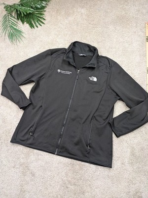 The North Face Jacket Womens XXL Black Softshell Johns Hopkins Nursing Full Zip