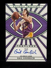 2022-23 National Treasures Gail Goodrich Peerless Signatures Auto Emerald /5