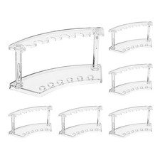 6 Pack Plastic Pen Holder 6Slot Acrylic Pen Display Stand Vertical Clear