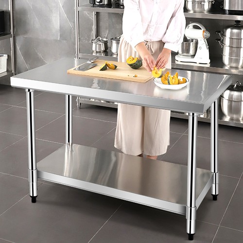 24" x 36" Stainless Steel Food Prep & Work Table Commercial Kitchen Worktable - Picture 4 of 10