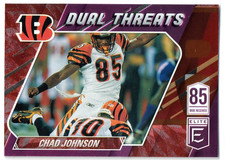 2021 Panini Donruss Elite - Dual Threats Chad Johnson #DT3 Pink
