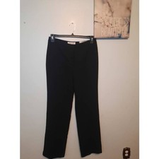 NEW Kasper Pants Size 6 Kate Fit Classic Straight Leg Suit Separates Black